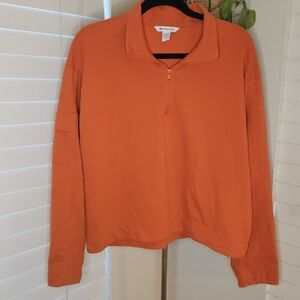 Athleta Bright Orange Top